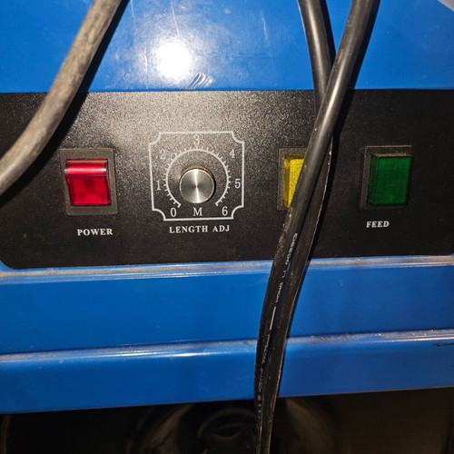 Semi-automatic strapping machine for box binding like new