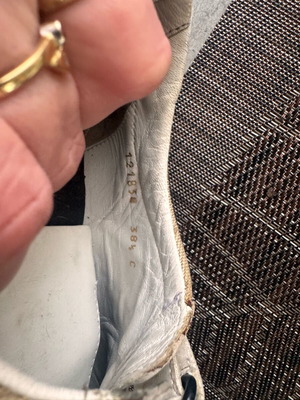 Shoes used, size 38