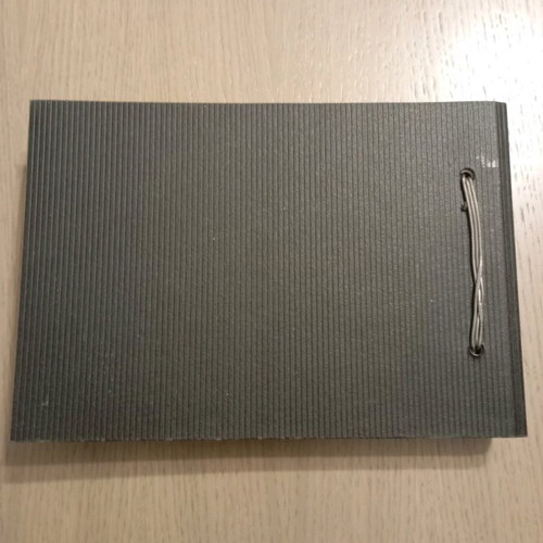 Notebook made of recycled paper like new