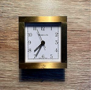 Tiffany & Co Swiss Made Quartz Desk Clock Watch