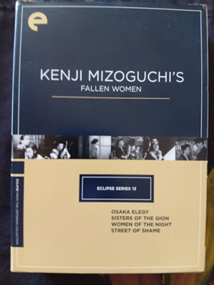 Kenji Mizoguchi's Fallen Women DVD box set, Criterion Eclipse Series 13