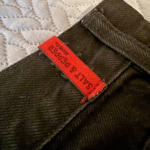 Salt & Pepper black denim bermuda shorts like new, size 27 (S)