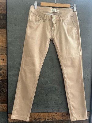 Blue Rags women's five-pocket jeans pants like new, size 38, beige