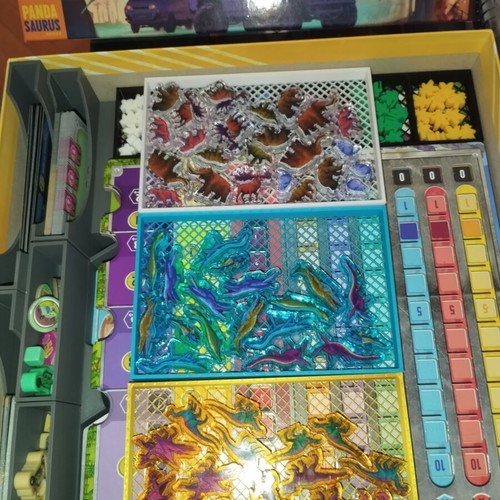 Jurassic World 3D printed insert for board game