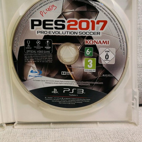PES 2017 Pro Evolution Soccer PS3 used in very good condition