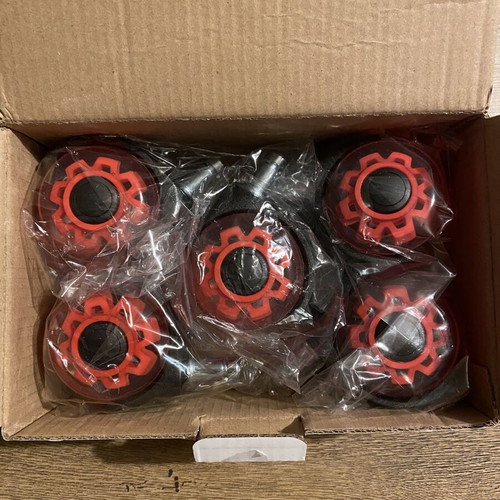 Office Chair Wheels PU Universal 11x22mm Set of 5