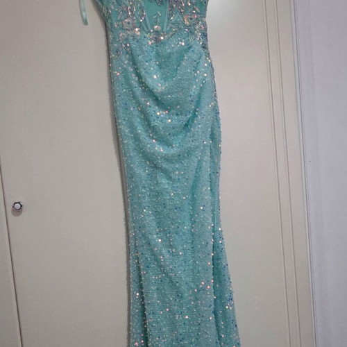 Shein turquoise dress like new, size XS