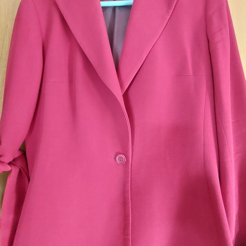 Zara jacket size S coral with belt