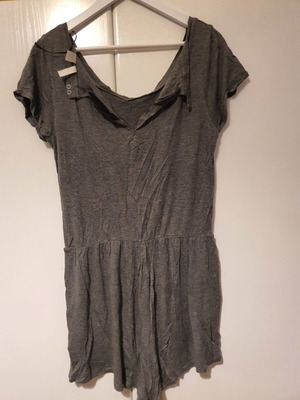 One-piece shortsuit H&M gray like new, size M