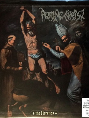 Rotting Christ The Heretics βινύλιο LP limited edition κόκκινο μαύρο μαρμάρινο καινούργιο