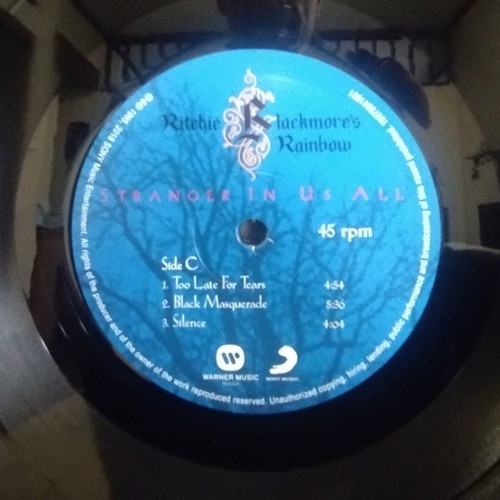 Ritchie Blackmore's Rainbow Stranger In Us All 2LP vinyl like new