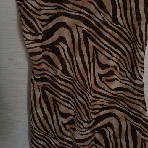 Mystico Animal Print Nightdress medium like new with pink lace