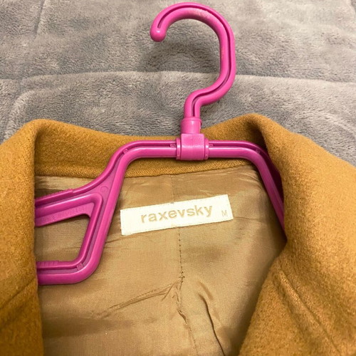 Raxevsky wool long brown coat like new