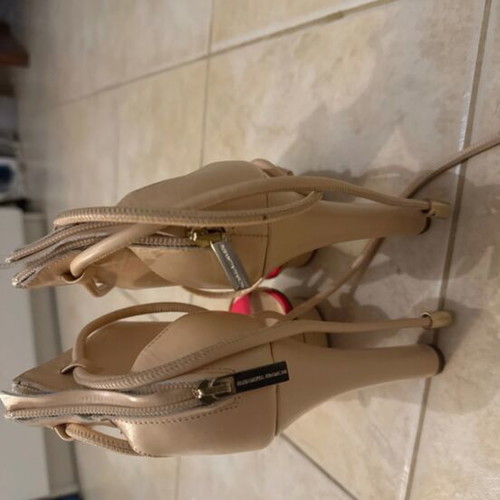 Elisabetta Franchi beige platform sandals like new, size 38