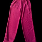 Paperbag burgundy pants used, Stradivarius, small