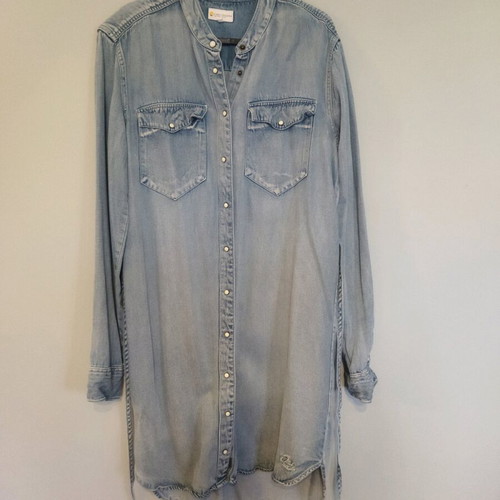 Jean semizie dress Funky Buddha like new, blue