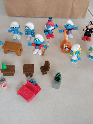 Smurfs used set 2009, all together