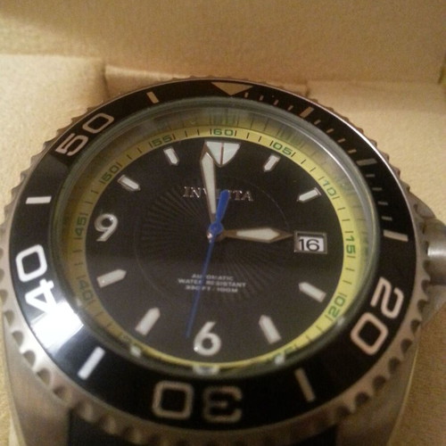 Invicta Pro Diver 6057 automatic watch, black, 45mm