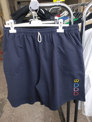 Men's Pak Man Shorts new, blue, cotton, sizes M-3XL