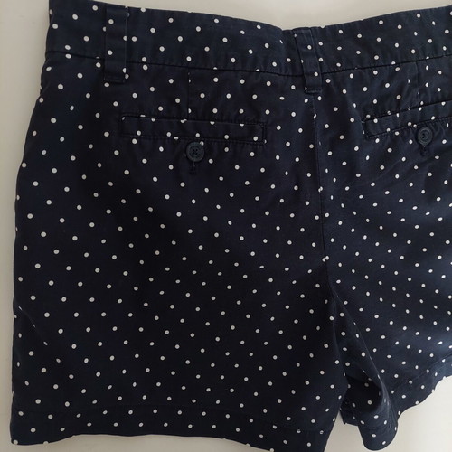 Tommy Hilfiger polka dots shorts small, like new, dark blue and white