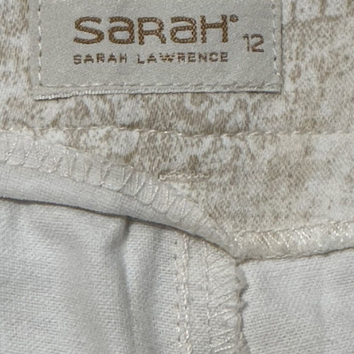 Sarah Lawrence women's pants size 40, white-gold, like new