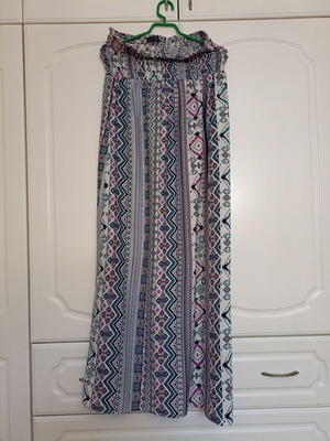 Atmosphere colorful boho summer dress size 40 medium like new
