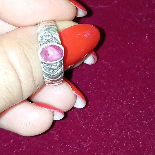 Silver ring 925 new, size 59, 19mm diameter