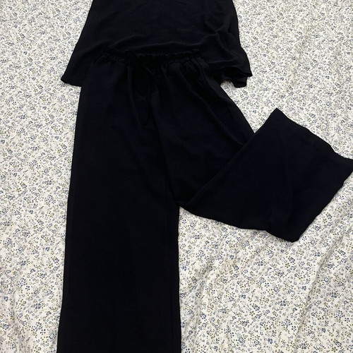 Zara set woman’s like new, black, one size
