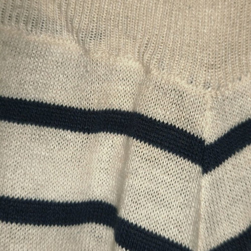Karavan striped navy white shorts used, size M/L
