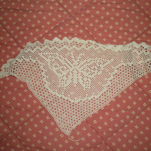 Tablecloth corners beige ecru color new, set of 4 pieces