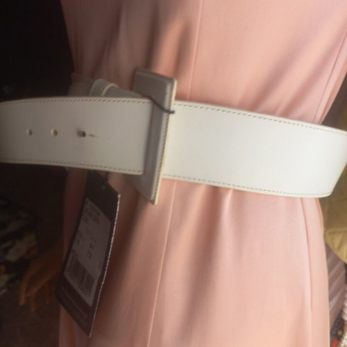 Trussardi Jeans women's leather belt new, beige, size 75
