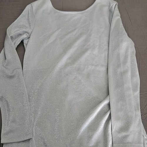 Bull+Bear short silver dress extra large and black pencil skirt with sequins like new
