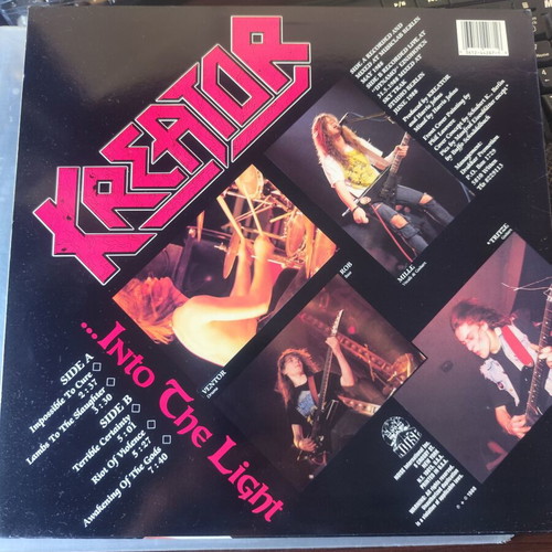 Kreator Out of the Dark 12" vinyl like new, metal