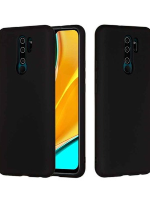 Sonique Heavy Armor Back Cover silicone durable black for Redmi 9 new
