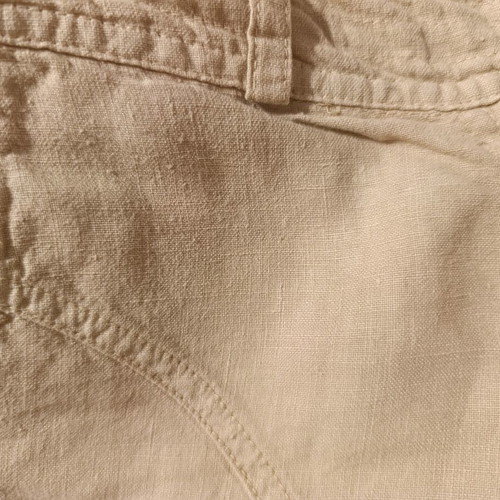 Anel beige linen shorts, safari style, size S