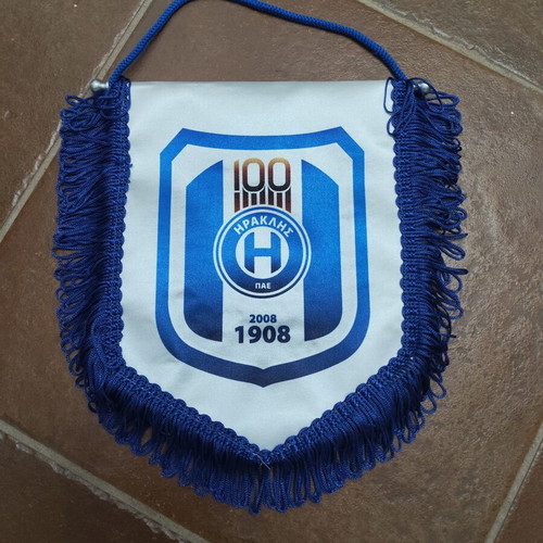 Iraklis FC 1908-2008 Centenary Anniversary Pennant, excellent condition
