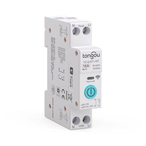 TONGOU WiFi Smart Switch 16A DIN Rail New