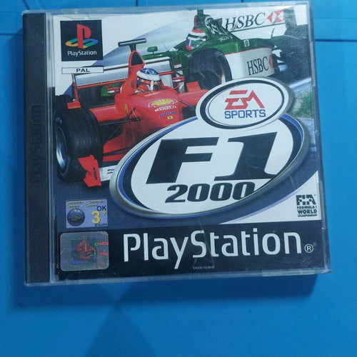 PlayStation 1 F1 2000 like new with box and manual