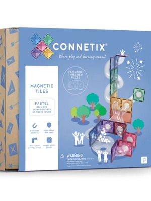 Connetix Pastel Ball Run Expansion Pack μαγνητικά τουβλάκια κατασκευών 80 τεμάχια καινούργια