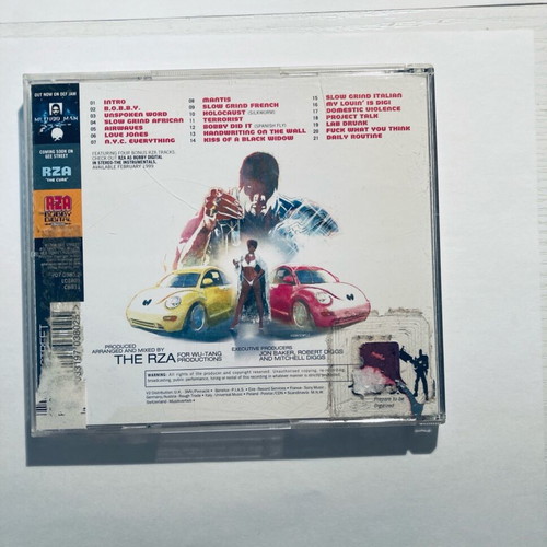 RZA Bobby Digital CD 1998 like new, hip-hop