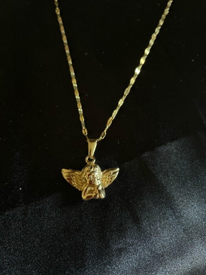 Angel pendant stainless steel new