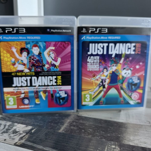 Just Dance 2014 and 2018 PS3 games like new with manuals