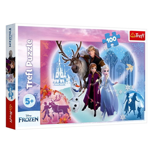 Frozen 2 children's puzzle used, 100 pieces