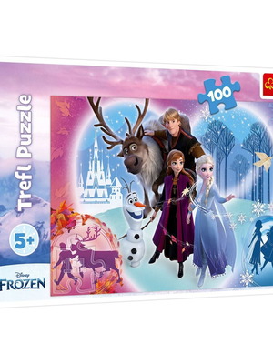 Frozen 2 children's puzzle used, 100 pieces
