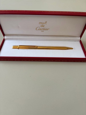 Στυλό Cartier Must de Cartier επιχρυσωμένο σαν καινούργιο με κουτί