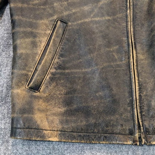 Harley Davidson leather moto jacket slim fit like new