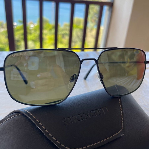 Serengeti Agostino sunglasses new, black and brown