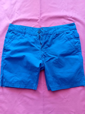 Men's Fabric Bermuda Shorts TMK Jeans Size 34 Like New Blue