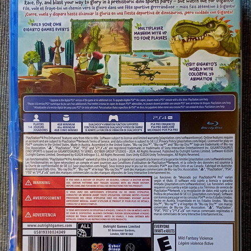 Gigantosaurus Dino Sports PS4 new, sealed