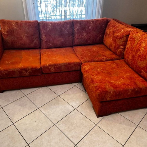 Corner sofa 3-seater with recliner like new